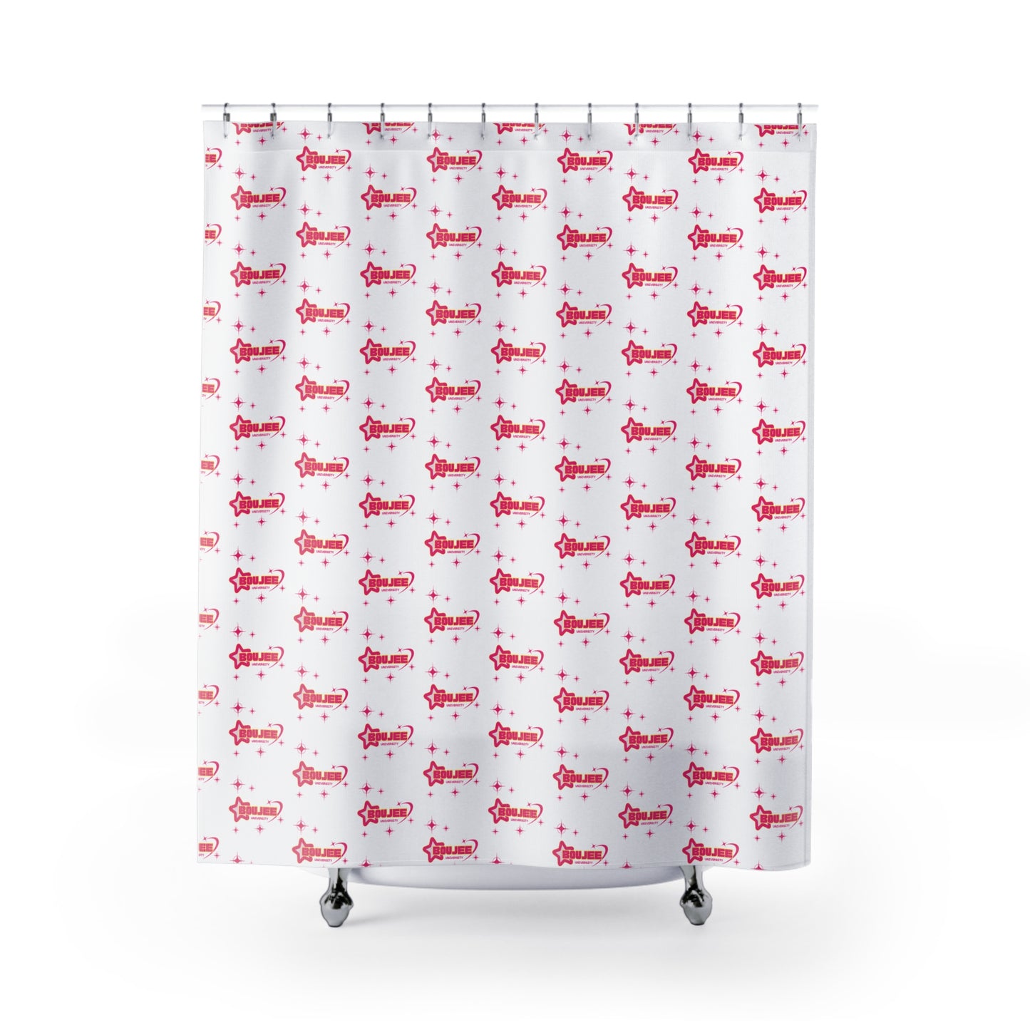 Boujee University Shower Curtains