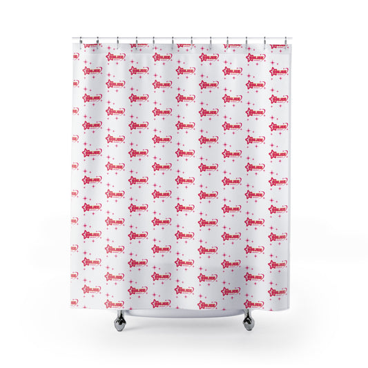 Boujee University Shower Curtains