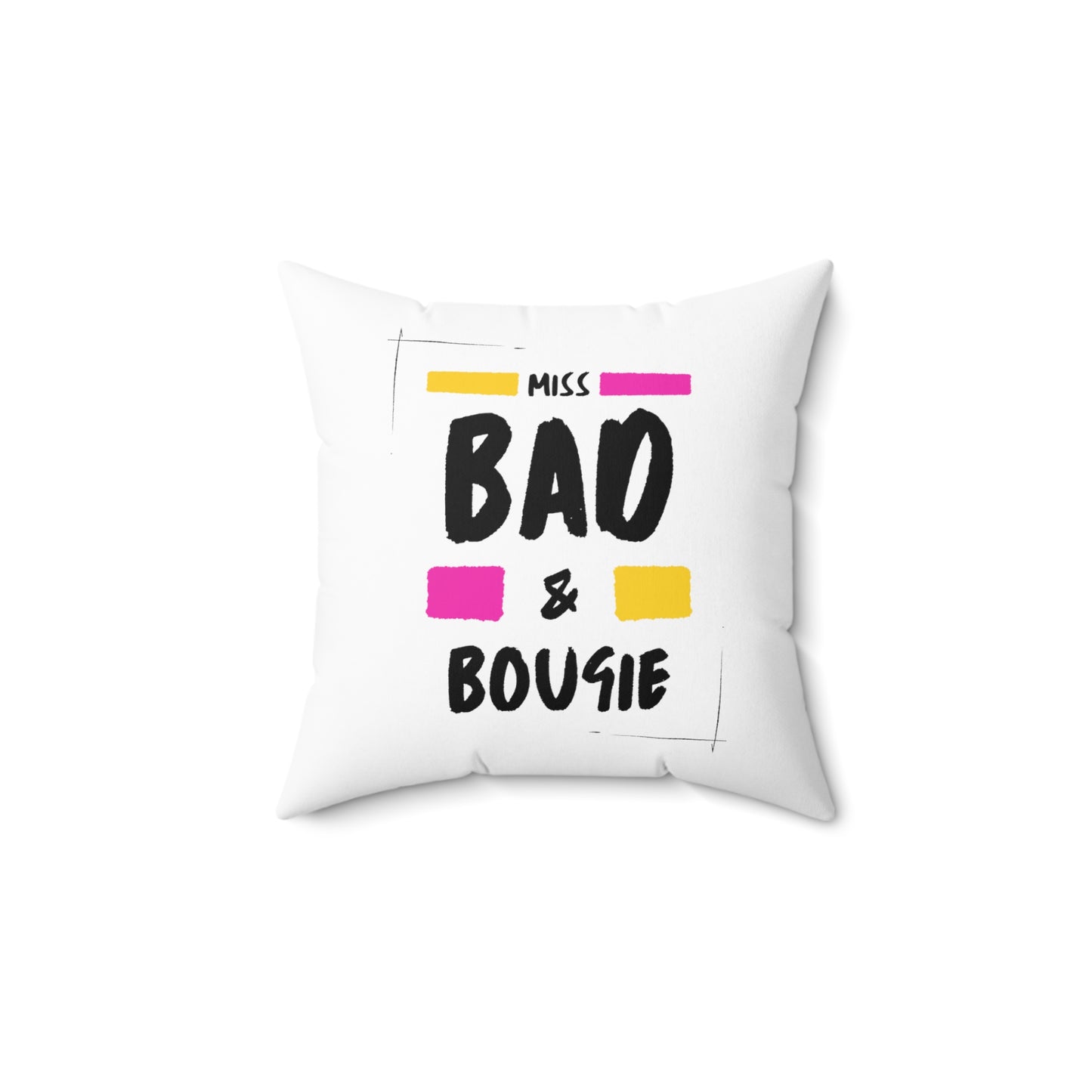 Bad & Bougie Square Pillow