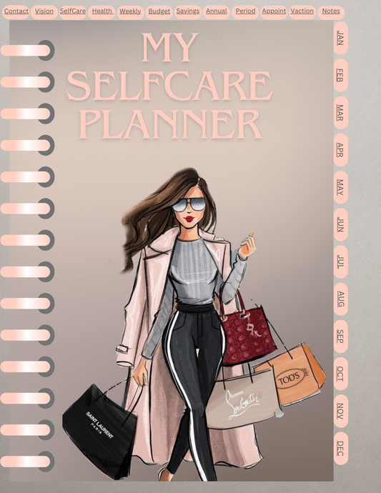My Self Care Hyperlink Planner